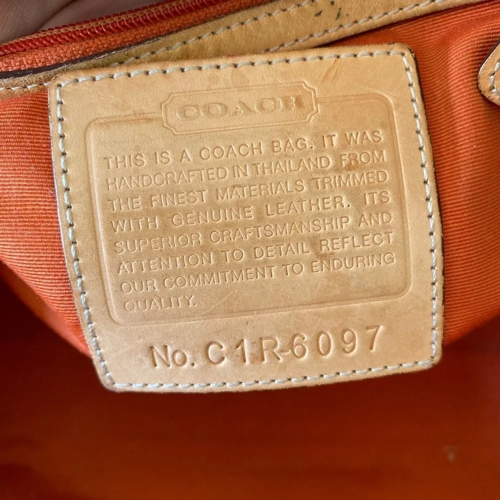 Coach vintage signature